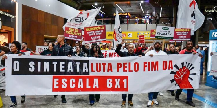 Fim da jornada 6×1 opõe trabalhadores e empresários